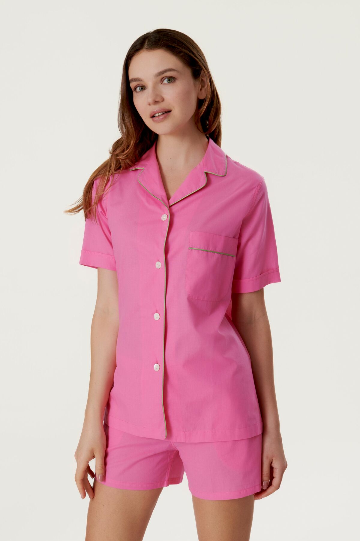 Cotton Voile Short Pajama Set